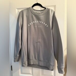 Orange Theory Grey/Blue Crewneck size L